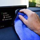 Toalhas de microfibra para carros 3 peças 500 GSM polimento limpeza de casa, carro e motocicleta - 12 x 12 polegadas (30 x 30 cm)